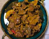 Foto langkah ke 10 dari resep Oseng kambing kecap pedas.