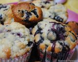 A picture of step 17 of My blueberry muffins.