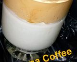 A picture of step 3 of Creemy frothy coffee.