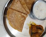 खान्देश चा पारंपारिक पदार्थ गव्हाची खीर आणि कान्होले (kanole recipe in marathi) रेसिपी स्टेप 7 फोटो 