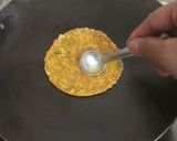 A picture of step 4 of Rajasthani korma roti.