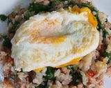 รูปขั้นตอนการทำที่ 3 ของ ข้าวผัดกะเพรา&ไข่ดาว
