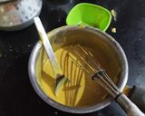 A picture of step 2 of Aloo Vadi or Patra.