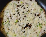 A picture of step 3 of Rava/sooji Dosa.