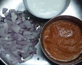 A picture of step 2 of Dal makhni.