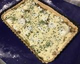 A picture of step 14 of Leek and Mozzarella Tart with Homemade Pie Crust.