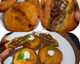 A picture of step 7 of Bread pocket bonda.