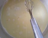 Hình bước làm 2 của món Kem flan lá dứa siêu to bự