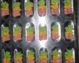 Foto langkah ke 6 dari resep Lidah Kucing Rainbow.