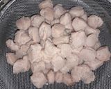 A picture of step 1 of Soya chunks cutlet.