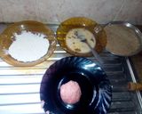 A picture of step 3 of Scotched Egg #4weeksChallenge.