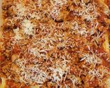 A picture of step 5 of Lasagna.