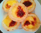 Hình bước làm 17 của món Egg tart ngàn lớp