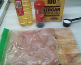 Foto del paso 1 de la receta: Brochetas de pollo satay con salsa de cacahuete