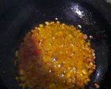 A picture of step 5 of Dal Palak.