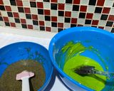 Foto langkah ke 3 dari resep Chiffon Pandan Ketan Hitam.