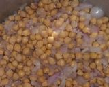 A picture of step 1 of Chole bhature.