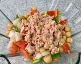 Foto del paso 4 de la receta Ensalada de garbanzos con atún