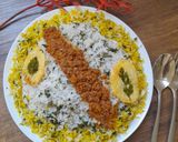 عکس مرحله 3 از دستور گشنیز پلو با گوشت چرخ کرده