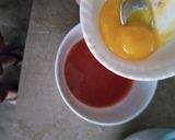 A picture of step 5 of Strawberry red cake.