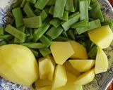 Foto del paso 1 de la receta: Judía Verde plana con Patatas y Mayonesa