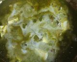 A picture of step 10 of Palak paneer.