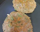 A picture of step 3 of Brown rice flour cheela.