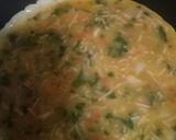 Foto langkah ke 3 dari resep Omelet Bayam.