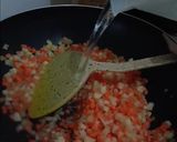 A picture of step 2 of Vegetable Rogout Risoles Folded in Envelope and Triangle Shapes.