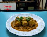 A picture of step 15 of Niramish Potol er Dolma/ Stuffed pointed Gourds with Cottage Cheese (bengali veg sabzi).