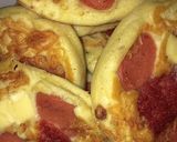 Hình bước làm 3 của món Pancake mặnn