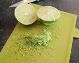 A picture of step 2 of Quick Lime Cream Sauce.