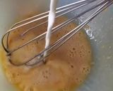 Foto del paso 1 de la receta: Hotcakes de naranja rellenos con dulce de leche🤤