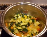 Foto del paso 3 de la receta Pastel de verduras con boletus en microondas