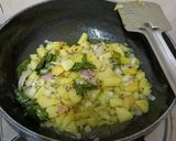 A picture of step 4 of Kanda, Batata Poha with Aloo Bhujia Sev.