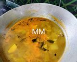 A picture of step 3 of Green Mango Soup.