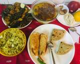 Tadka Yellow Moong Dal,Mixed Tawa Fry Sabji &Veg Pulao recipe step 11 photo