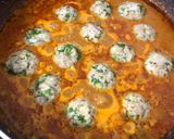A picture of step 14 of Chicken Kofta Curry.