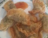 Foto langkah ke 4 dari resep Wonton/pangsit goreng vegetarian.