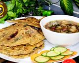 A picture of step 5 of Green Methi Paratha With Aloo Pyaaz Chutney.