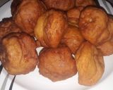 A picture of step 1 of Beans ball (kosai/akara).