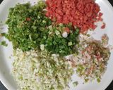 A picture of step 1 of Smoky schezwan Fried Rice.