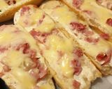 Une image de l'étape 6 de Brushettas jambon fromage #juillet.