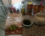Foto del paso 1 de la receta: Coles de Bruselas con arroz y garbanzos
