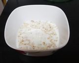 A picture of step 1 of Oats and dates milkshake.