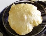 A picture of step 10 of Wheat poori with potato masala.