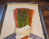 A picture of step 3 of Salmon wrap.