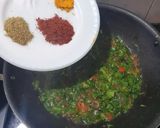 A picture of step 3 of Mooli ki besanvali sabji.
