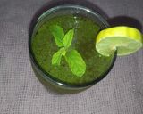 A picture of step 2 of Mint Shikanji.