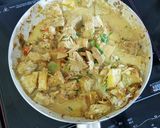 A picture of step 4 of Jack fruit dilkhush.